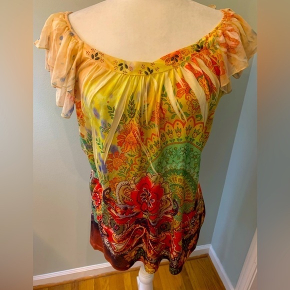 B.L.E.U Bohemian tunic, size L - Picture 1 of 8